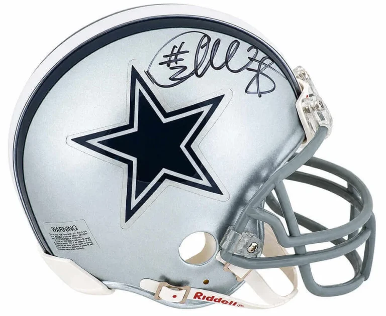 Anthony Wright Signed Cowboys Ravens Riddell (VSR4) Mini Helmet - (SCHWARTZ COA)