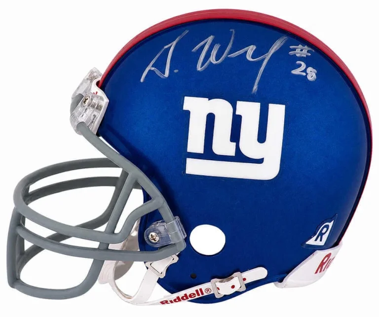 Gibril Wilson Signed New York Giants Riddell (VSR4) Mini Helmet - (SCHWARTZ COA)