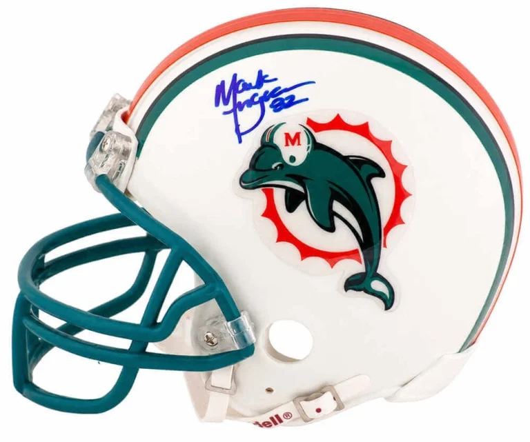 Mark Ingram Signed Miami Dolphins Riddell (VSR4) Mini Helmet - (SCHWARTZ COA)