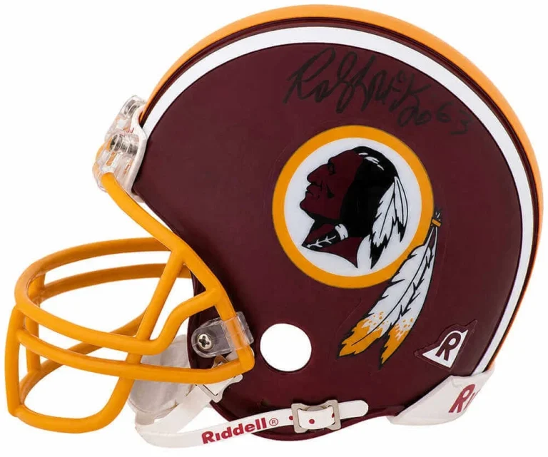 Raleigh McKenzie Signed Redskins Riddell VSR4 Mini Helmet - (In Black)  (SS COA)