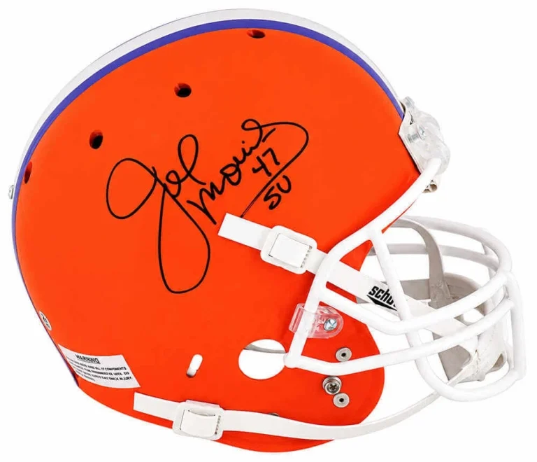 Joe Morris Signed Syracuse Schutt Full Size Replica Helmet (SCHWARTZ SPORTS COA)