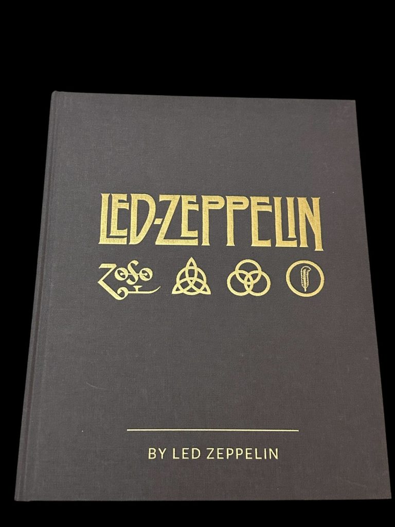 Jimmy Page Led Zeppelin Founder Guitarist Rare Signed Autograph Book Grad LOA