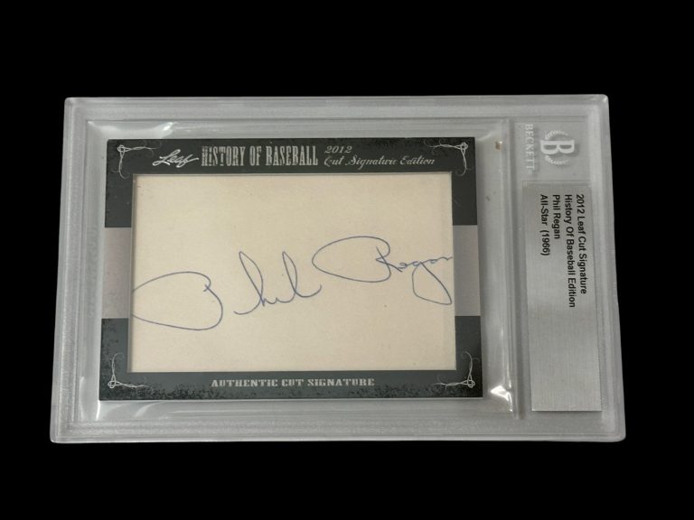 Phil Regan 2012 Leaf History Baseball Los Angeles Dodgers Signed Autograph BAS