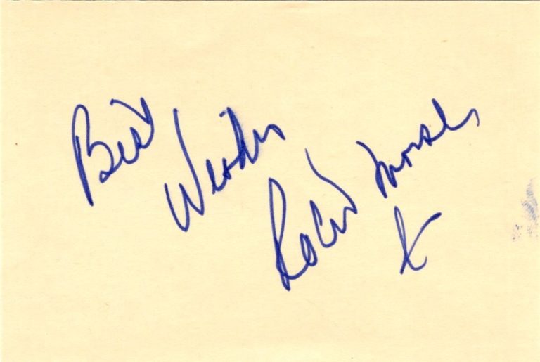 Robert Morse Mad Men The Twilight Zone Jack Frost Teen Titans Signed Autograph