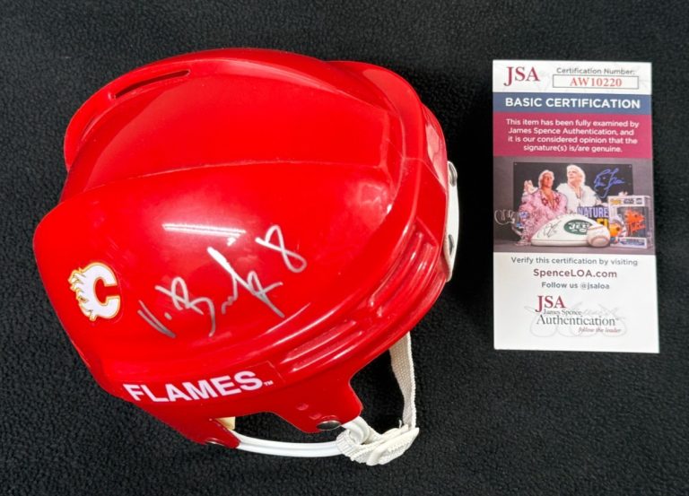Valeri Bure Signed Florida Panthers Mini Helmet JSA COA