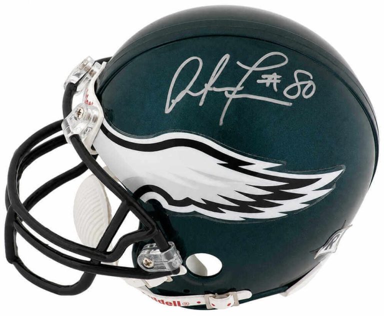 Antonio Freeman Signed Eagles Riddell (VSR4) Mini Helmet - (SCHWARTZ SPORTS COA)