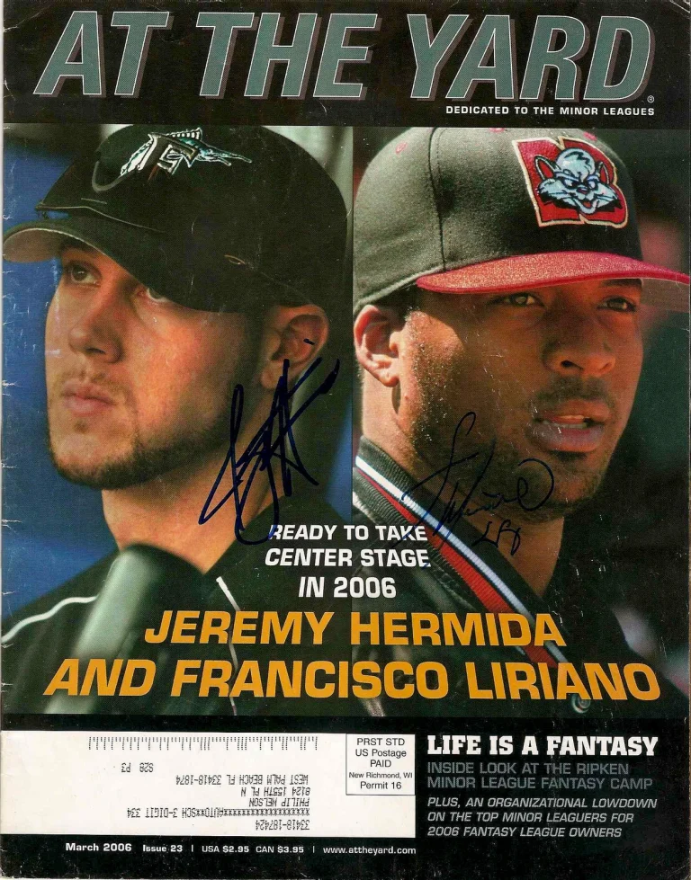 FRANCISCO LIRIANO & JEREMY HERMIDA SIGNED MAG COVER