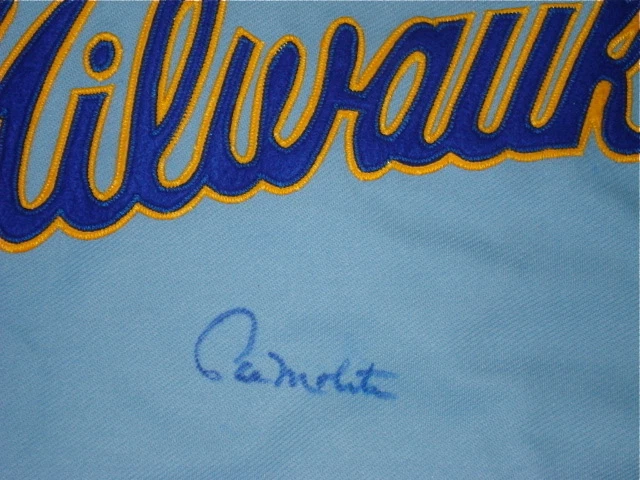 PAUL MOLITOR AUTOGRAPHED JERSEY (BREWERS) W/ PROOF!
