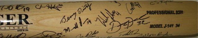 2012 AUTOGRAPHED FSL MINOR LEAGUE ALL-STAR BAT (37 SIGNATURES!)