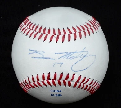 BRIAN MATUSZ AUTOGRAPHED BASEBALL (ORIOLES) W/ PROOF!