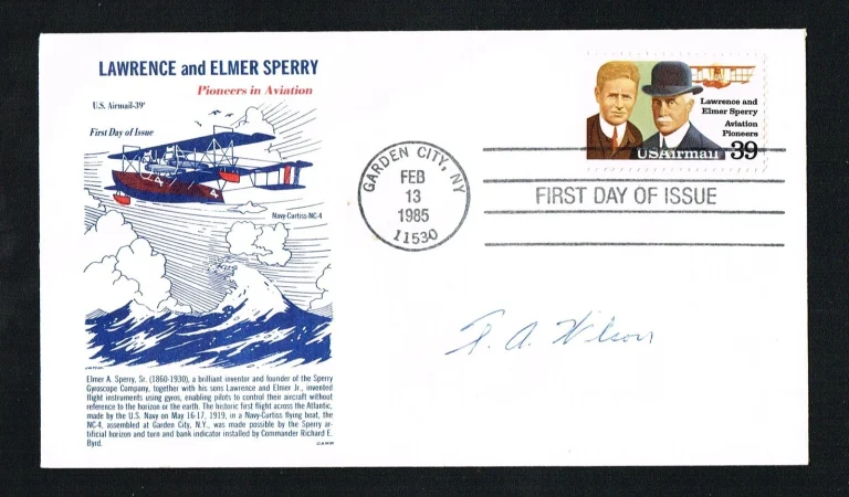 Thornton TA Wilson  (d. 1999) signed autograph First Day Cover Boeing Chairman