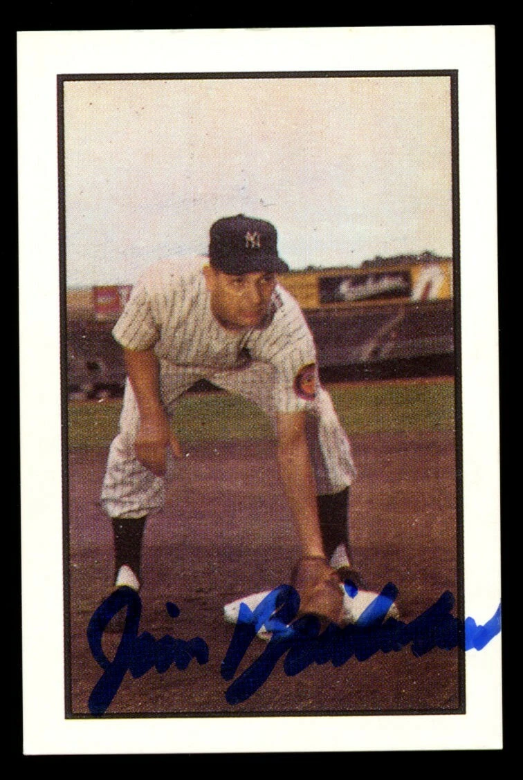Jim Brideweser #136 signed autograph auto 1983 B.G.H.L.I. Bowman Baseball Card