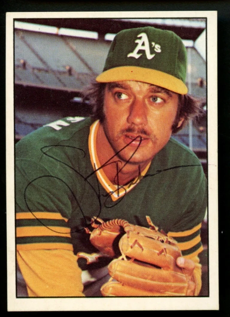 Stan Bahnsen #486 signed autograph auto SSPC 1975 Oakland A's Baseball Card
