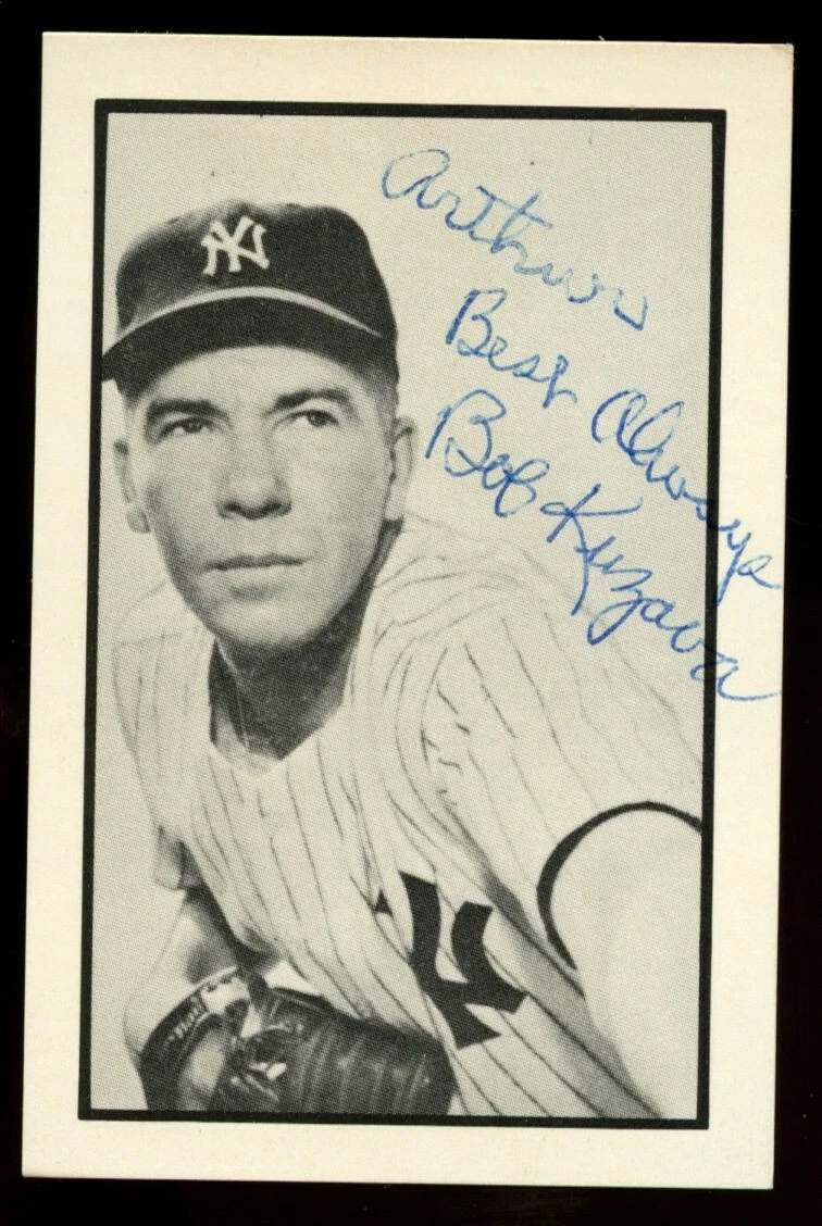 Bob Kuzava #33 signed autograph auto 1983 B.G.H.L.I. Bowman Baseball Card