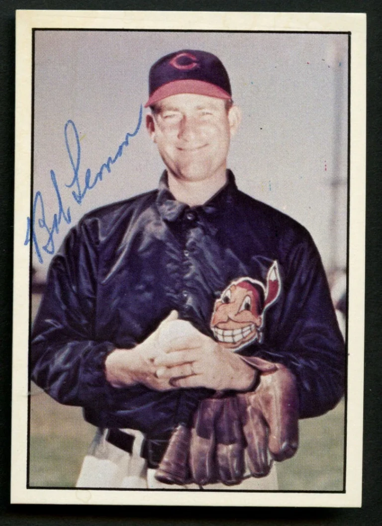 Bob Lemon #19 signed autograph auto 1979 TCMA Baseball History Series Card