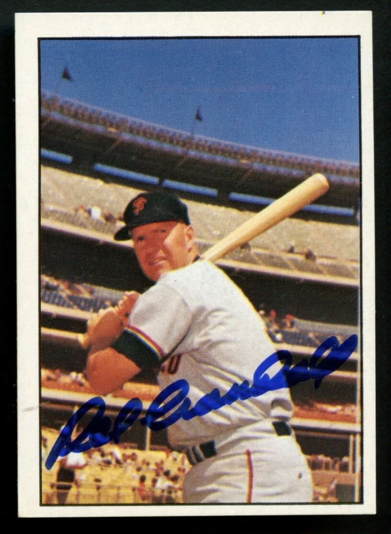 Del Crandall #0144 signed autograph auto 1978 TCMA Baseball Trading Card