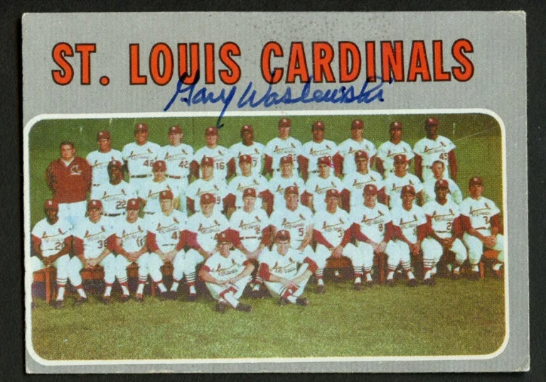 Garry Waslewski #549 signed autograph auto 1970 Topps Baseball Trading Card