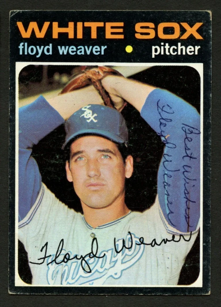 Floyd Weaver #227 signed autograph auto 1971 Topps Baseball Trading Card