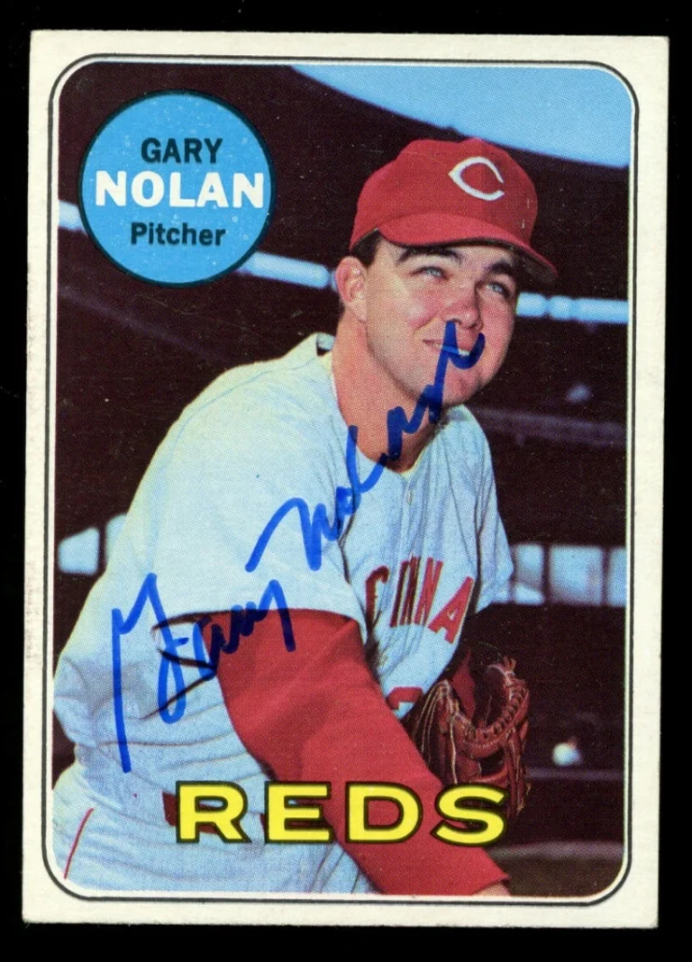 Gary Nolan #581 signed autograph auto 1969 Topps Baseball Trading Card