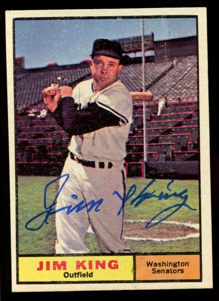 Jim King #351 signed autograph auto 1961 Topps Baseball Trading Card