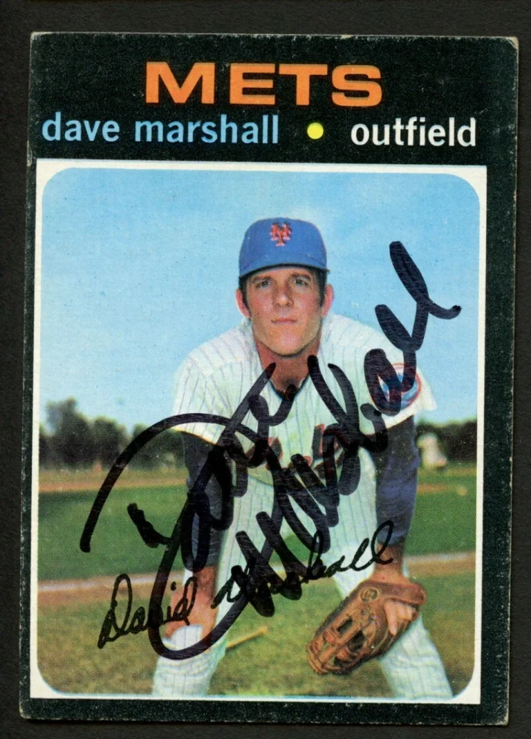Dave Marshall #259 signed autograph auto 1971 Topps Baseball Trading Card