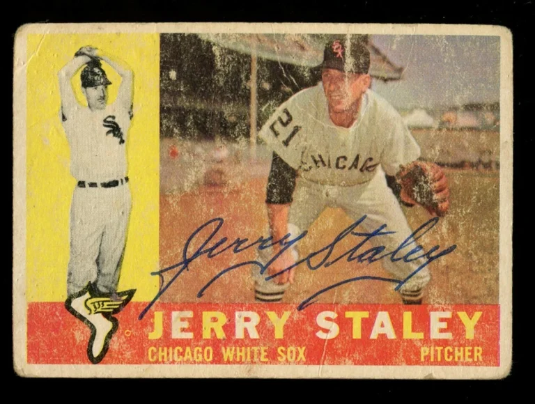 Jerry Staley #510 signed autograph auto 1960 Topps Baseball Trading Card