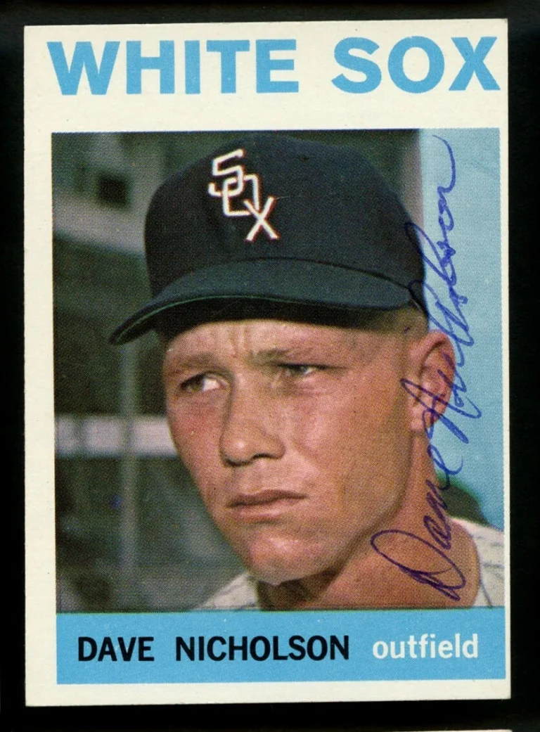 Dave Nicholson #31 signed autograph auto 1964 Topps Baseball Trading Card