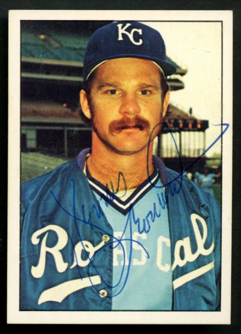 Dennis Leonard #164 signed autograph auto SSPC 1975 Kansas City Royals Card
