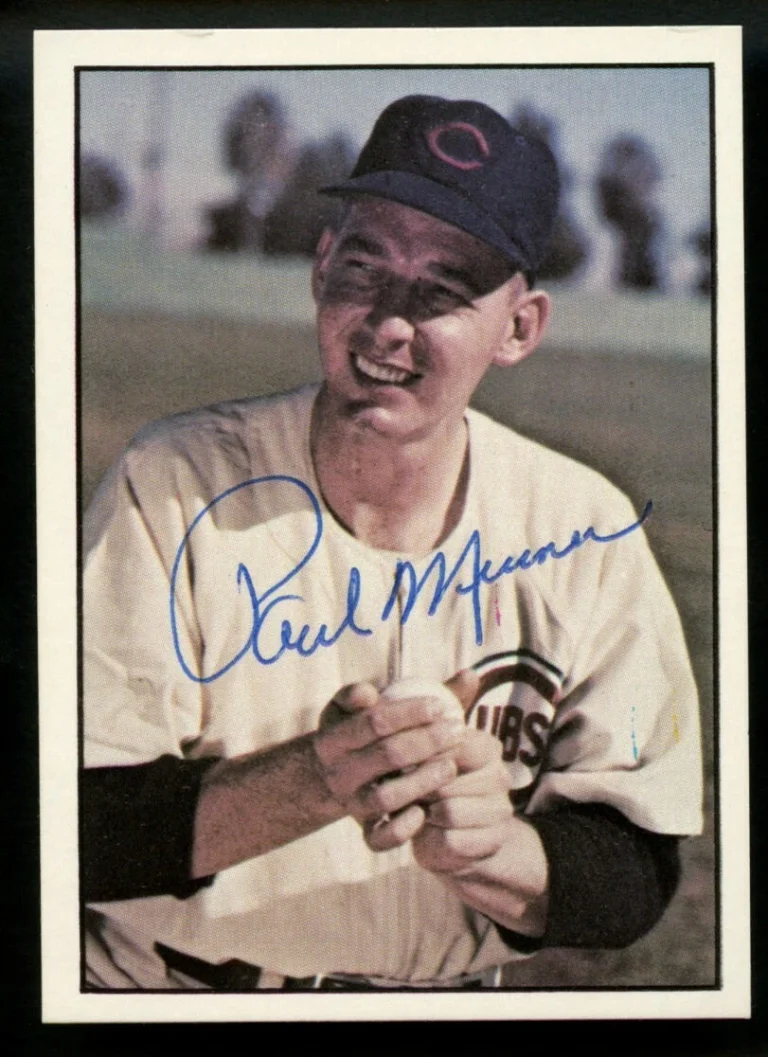Paul Minner #163 signed autograph auto 1979 TCMA Baseball History Series Card