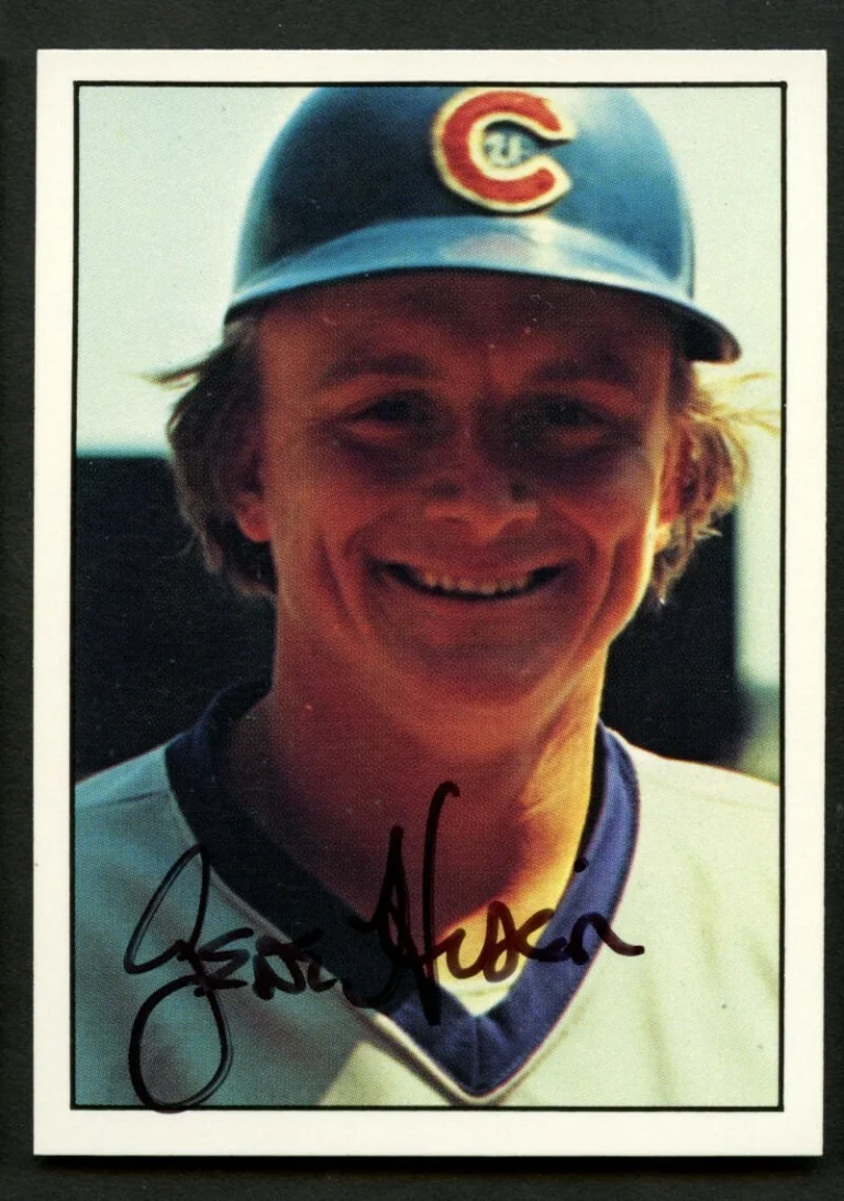 Gene Hiser #314 signed autograph auto SSPC 1975 Chicago Cubs Baseball Card