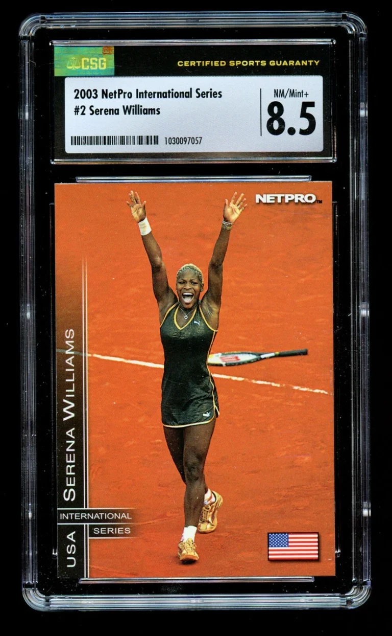 Serena Williams #2 NetPro International Series 2003 Tennis Trading Card CSG 8.5