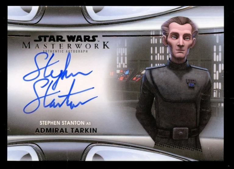 Stephen Stanton as Admiral Tarkin signed auto 2021 Star Wars Masterwork MWA-SS