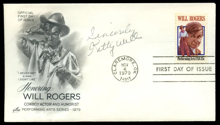 Kitty Wells d2012 signed autograph Postal Cover FDC Country Music Singer BAS