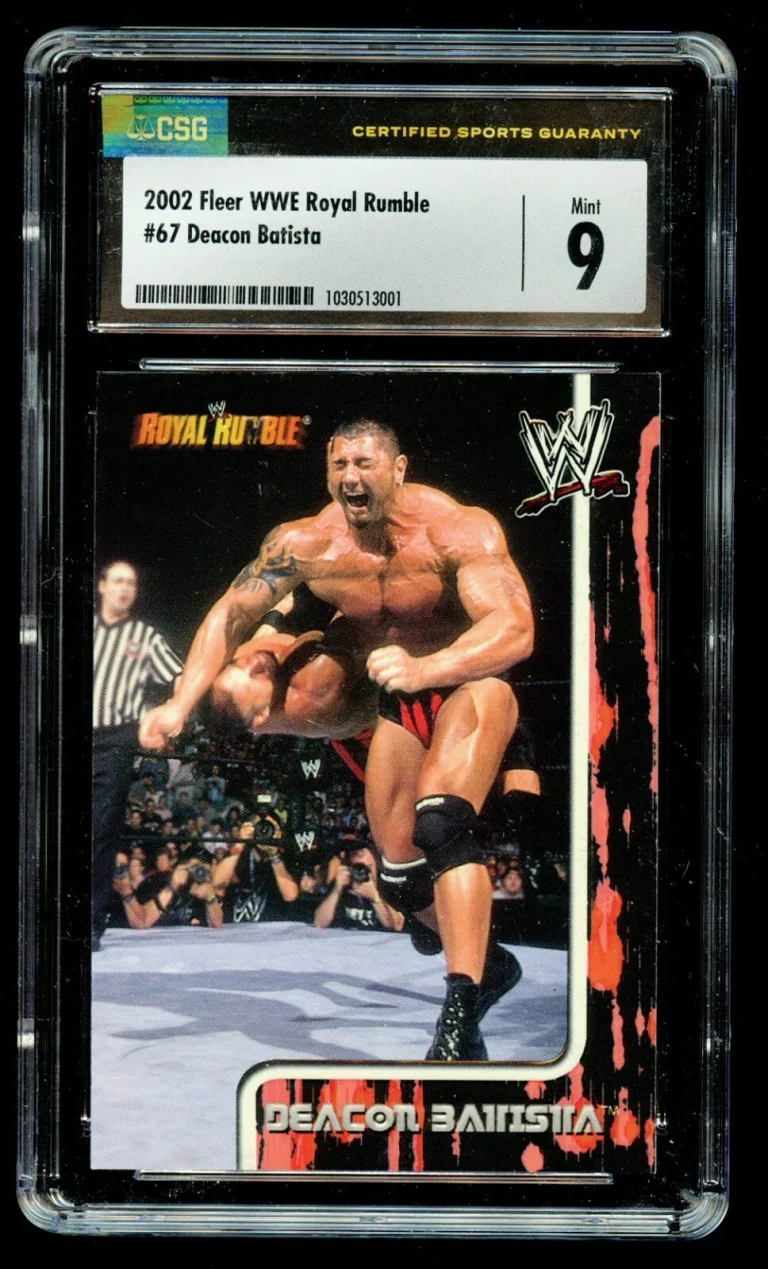Deacon Batista #67 Fleer WWE Royal Rumble 2002 Wrestling Trading Card CSG 9