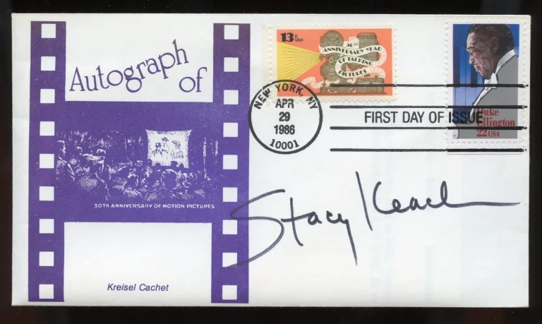 Stacy Keach signed autograph American Narrator Actor role Private Detective FDC
