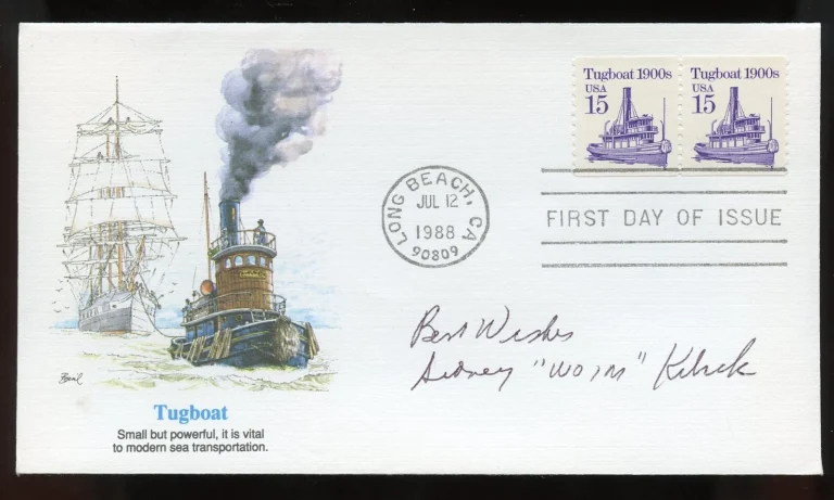 Sidney Kibrick signed autograph American Child Actor Film Series Our Gang FDC