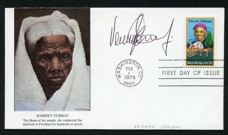 Vernon Jordan d2021 signed autograph Advisor to Bill Clinton First Day Cover
