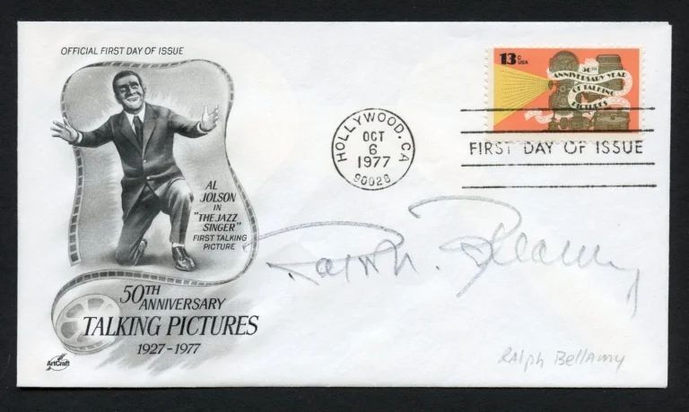 Ralph Bellamy d1991 signed autograph auto Actor The Awful Truth First Day Cover