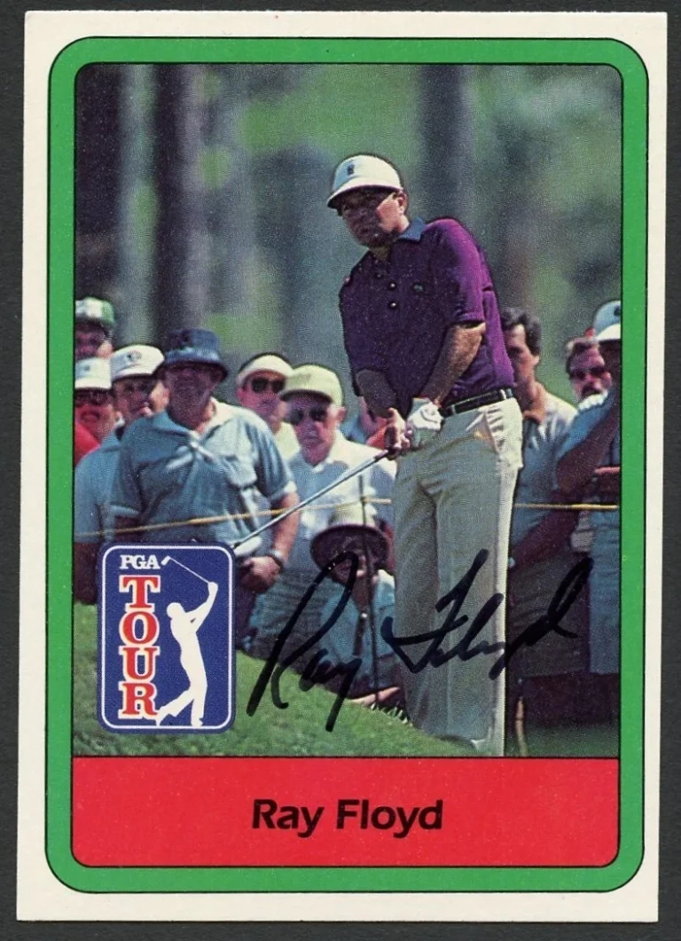 Ray Floyd #2 signed autograph auto 1982 Donruss Golf Trading Card