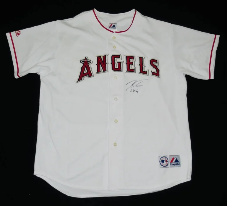 JOSH HAMILTON AUTOGRAPHED JERSEY (ANAHEIM ANGLES) - 2010 AL MVP!