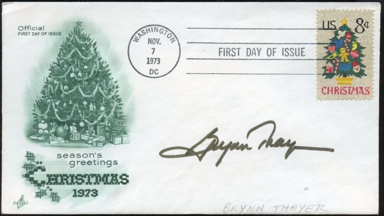 Brynn Thayer signed autograph Actress as Jenny Wolek on One Life to Live FDC