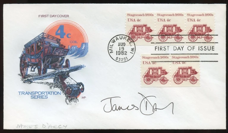 James Darcy signed autograph English Actor Howard Stark's butler in Marvel FDC