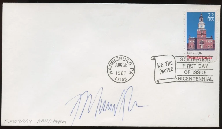 F. Murray Abraham signed autograph auto Actor Amadeus Postal Cover FDC