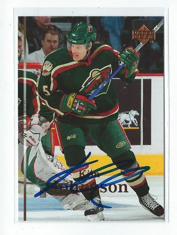 Kim Johnsson Signed 2007/08 Upper Deck Card #42