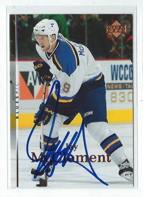 Jay McClement Signed 2007/08 Upper Deck Card #16