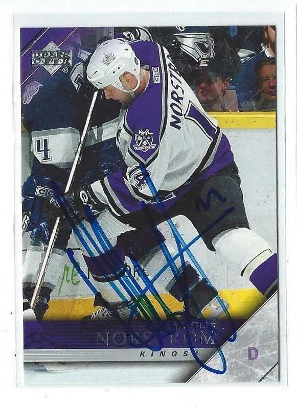 Mattias Norstrom Signed 2005/06 Upper Deck Card #90