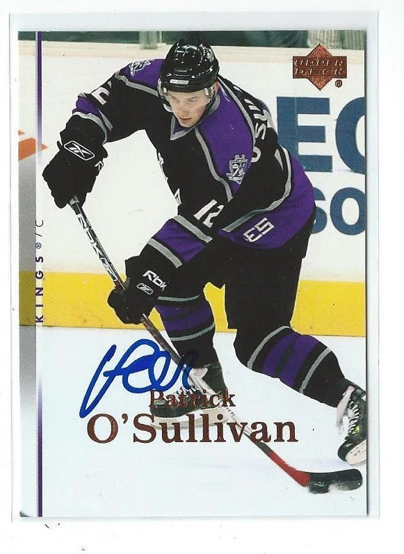 Patrick O'Sullivan Signed 2007/08 Upper Deck Card #94