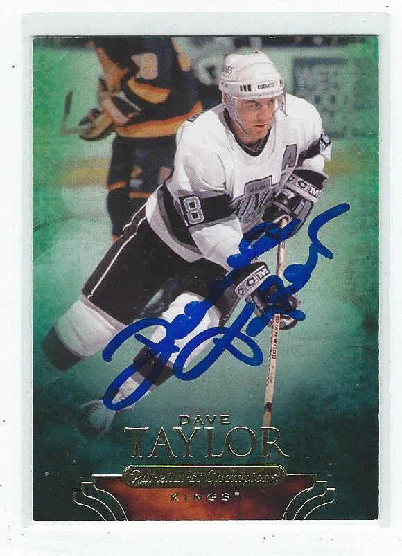 Dave Taylor Signed 2011/12 Parkhurst Champions Upper Deck Card #75
