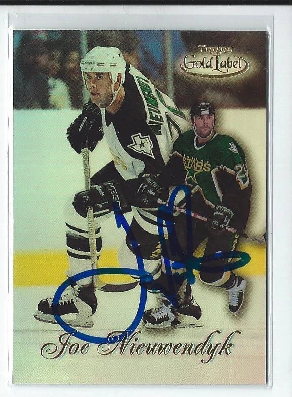 Joe Nieuwendyk Signed 1998/99 Topps Gold Label Card #44