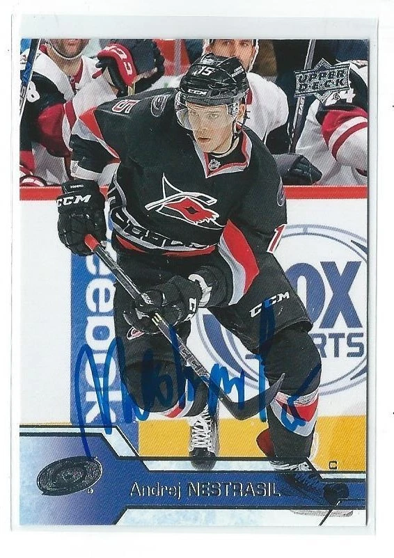 Andrej Nestrasil Signed 2016/17 Upper Deck  Card #33